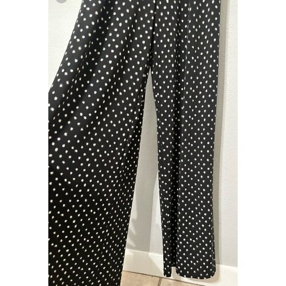 Kaileigh Black & White Polka Dot Jumpsuit -‎ XS - LIKE NEW - Picture 3 of 6